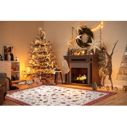 Kusový koberec Villeroy & Boch Toy's delight se střiženým vlasem 106217 Red, Multicolor