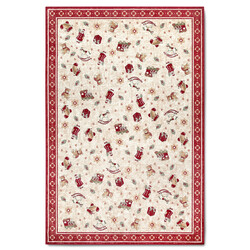 Kusový koberec Villeroy & Boch Toy's delight se střiženým vlasem 106217 Red, Multicolor