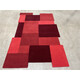 POŠKOZENÝ Kusový koberec Abstract Collage Red