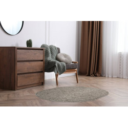 Kusový koberec Eton šedý ovál