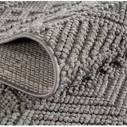 Kusový koberec Helix 2202 silver kruh