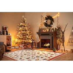 Kusový koberec Villeroy & Boch Toy's delight s potiskem 106192 Red, Multicolor