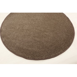 Kusový koberec Eton hnědý 97 kruh