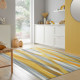 AKCE: 170x240 cm Kusový koberec Match Isabella Stripe Grey/Ochre