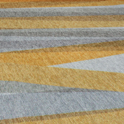 AKCE: 170x240 cm Kusový koberec Match Isabella Stripe Grey/Ochre