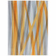 AKCE: 170x240 cm Kusový koberec Match Isabella Stripe Grey/Ochre
