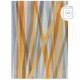 AKCE: 170x240 cm Kusový koberec Match Isabella Stripe Grey/Ochre