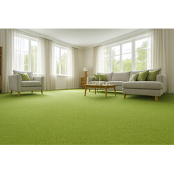 Metrážový koberec Bingo 4H17 zelený