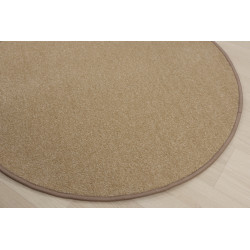 Kusový koberec Eton béžový 70 kruh