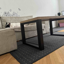 Kusový koberec Udinese antracit čtverec