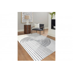 Kusový koberec Mode 8587 geometric cream/black