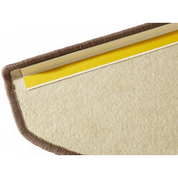 Sada 15ks nášlapů na schody: Fancy 103008 hnědé, samolepící