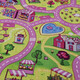 Dětský kusový koberec silnice Sweet Town - mujkoberec.cz
