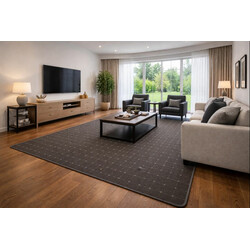 Kusový koberec Udinese antracit čtverec