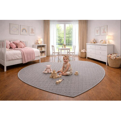 Kusový koberec Udinese šedý srdce