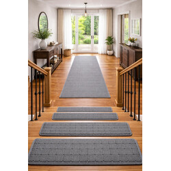 Nášlapy na schody Udinese šedý obdélník