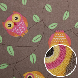 AKCE: 135x300 cm Dětský kusový koberec Little Owls - obšitý ze všech stran