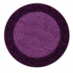 Kusový koberec Life Shaggy 1503 lila kruh 