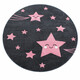 Dětský kusový koberec Kids 610 pink kruh