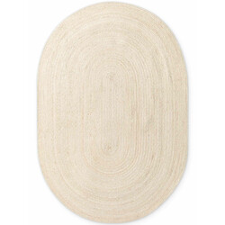 Kusový koberec Jute Braided 106007 Ivory ovál