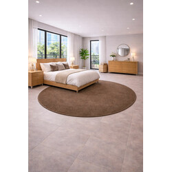 Kusový koberec Eton hnědý 97 kruh