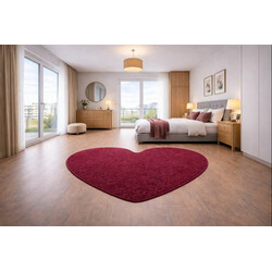 Kusový koberec Eton fialový srdce