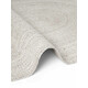 Kusový koberec Jute Braided 106321 White ovál