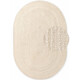 Kusový koberec Jute Braided 106007 Ivory ovál