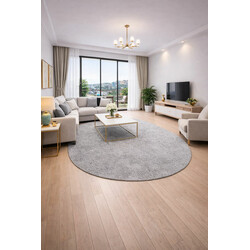 Kusový koberec Eton šedý ovál