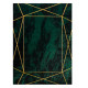 Kusový koberec Emerald geometric 1022 green and gold