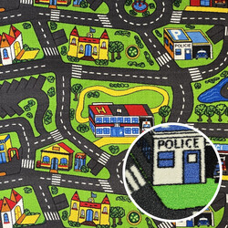 Dětský metrážový koberec City life - neúčtujeme odřezky z role