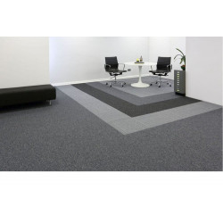 Kobercový čtverec Vienna antracit 7782 50 x 50 cm