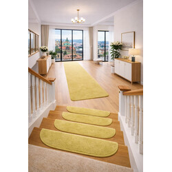 Nášlapy na schody Eton zelený půlkruh, samolepící