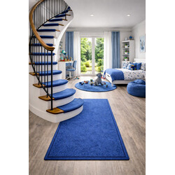 Nášlapy na schody Eton modrý obdélník, samolepící