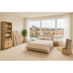 AKCE: 70x400 cm Metrážový koberec Serena 6612