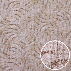 AKCE: 120x170 cm Kusový koberec Scroll béžový - obšitý ze všech stran
