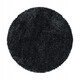 Kusový koberec Fluffy Shaggy 3500 anthrazit kruh