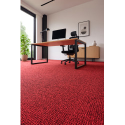 AKCE: 180x800 cm Metrážový koberec Mammut 8056 červený, zátěžový