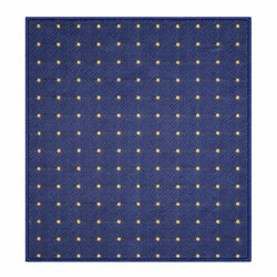 Kusový koberec Udinese modrý čtverec