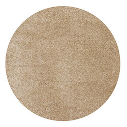 Kusový koberec Velur Ultra béžový kruh