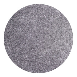 Kusový koberec Velur Ultra stříbrný kruh