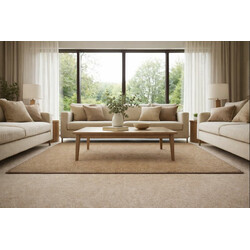 Kusový koberec Eton béžový 70 čtverec