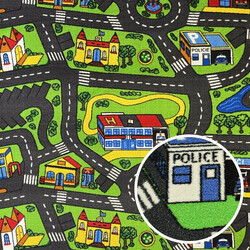 Dětský metrážový koberec City life - neúčtujeme odřezky z role