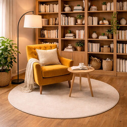 Kusový koberec Royal Lux 03 krémový kruh