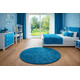 Kusový koberec Eton Exklusive turkis kruh