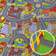 Dětský koberec silnice metráž Big City 97 výhodně na mujkoberec.cz