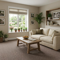 Metrážový koberec Bohemia hnědý