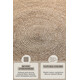 Kusový koberec Jute Braided 106006 Grey Brown kruh
