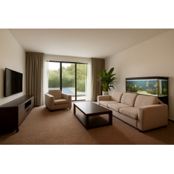 Metrážový koberec Eton hnědý 97 - neúčtujeme odřezky z role