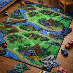 Dětský kusový koberec Dino